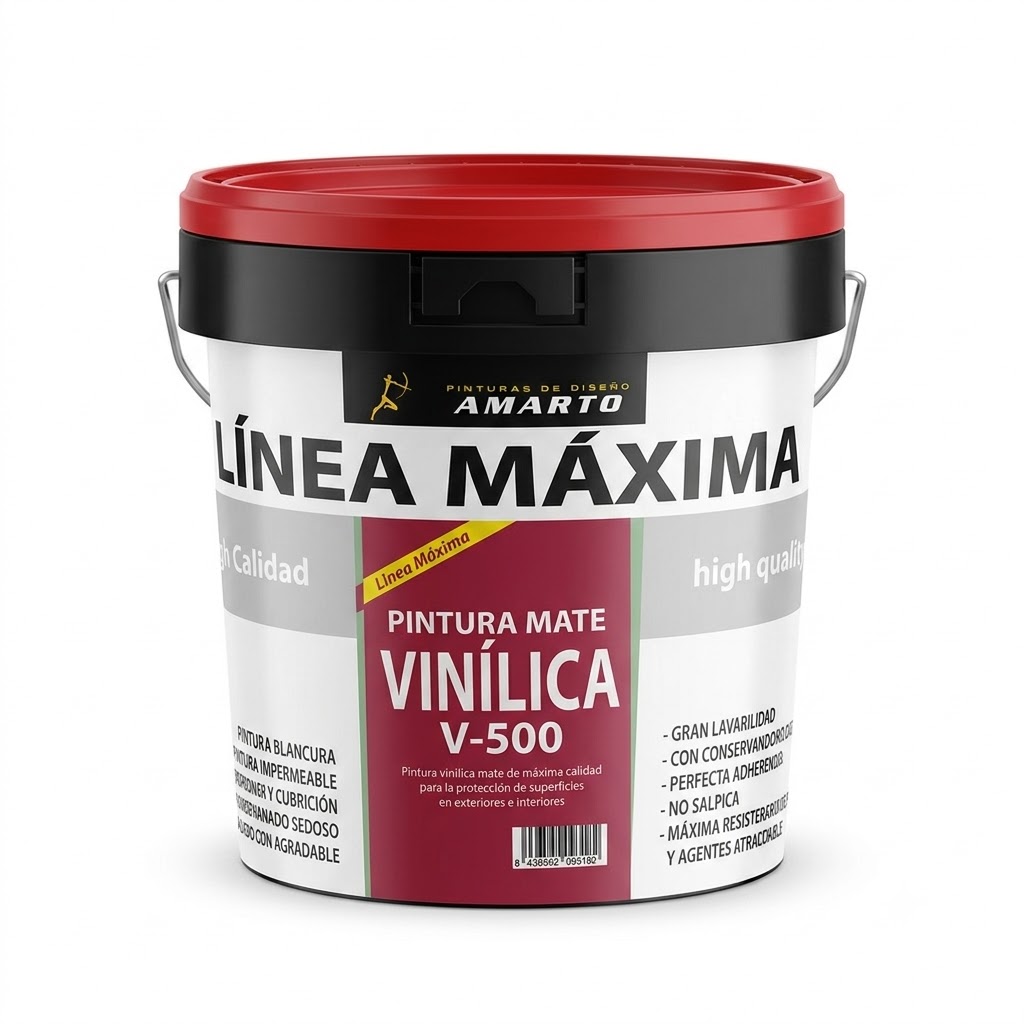 PINTURA PLÁSTICA MATE V-500